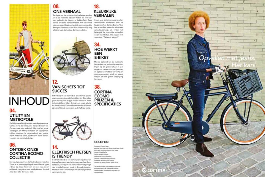 cortina ecomo campaign by torben raun cortina martin and lewis bikes fietsen