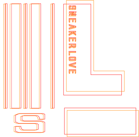 sl logo oranje outlines